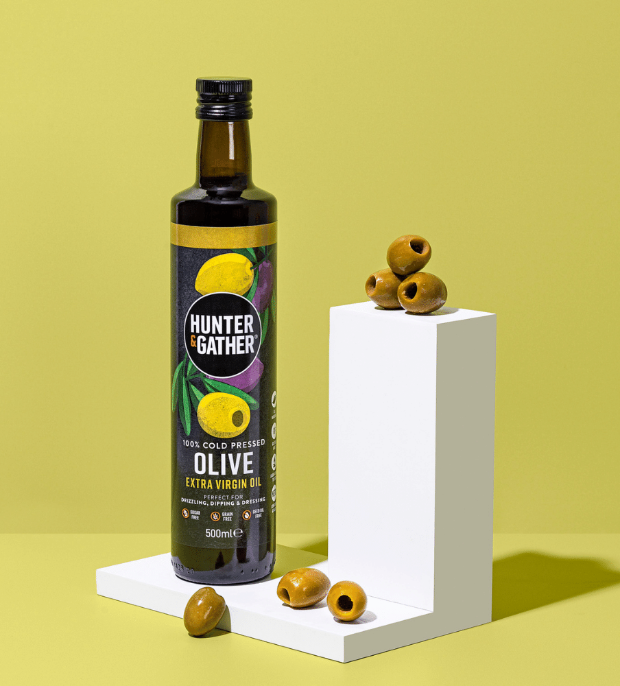 Organic Cold Pressed Extra Virgin Olive Oil Bottle