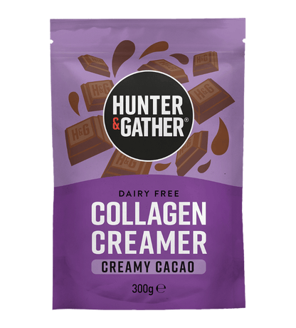 Creamy Cacao Collagen Creamer Bovine Peptides Front of Pack