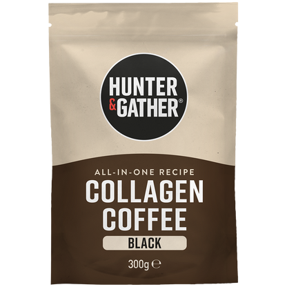 Hunter & Gather collagen coffee package on a white background