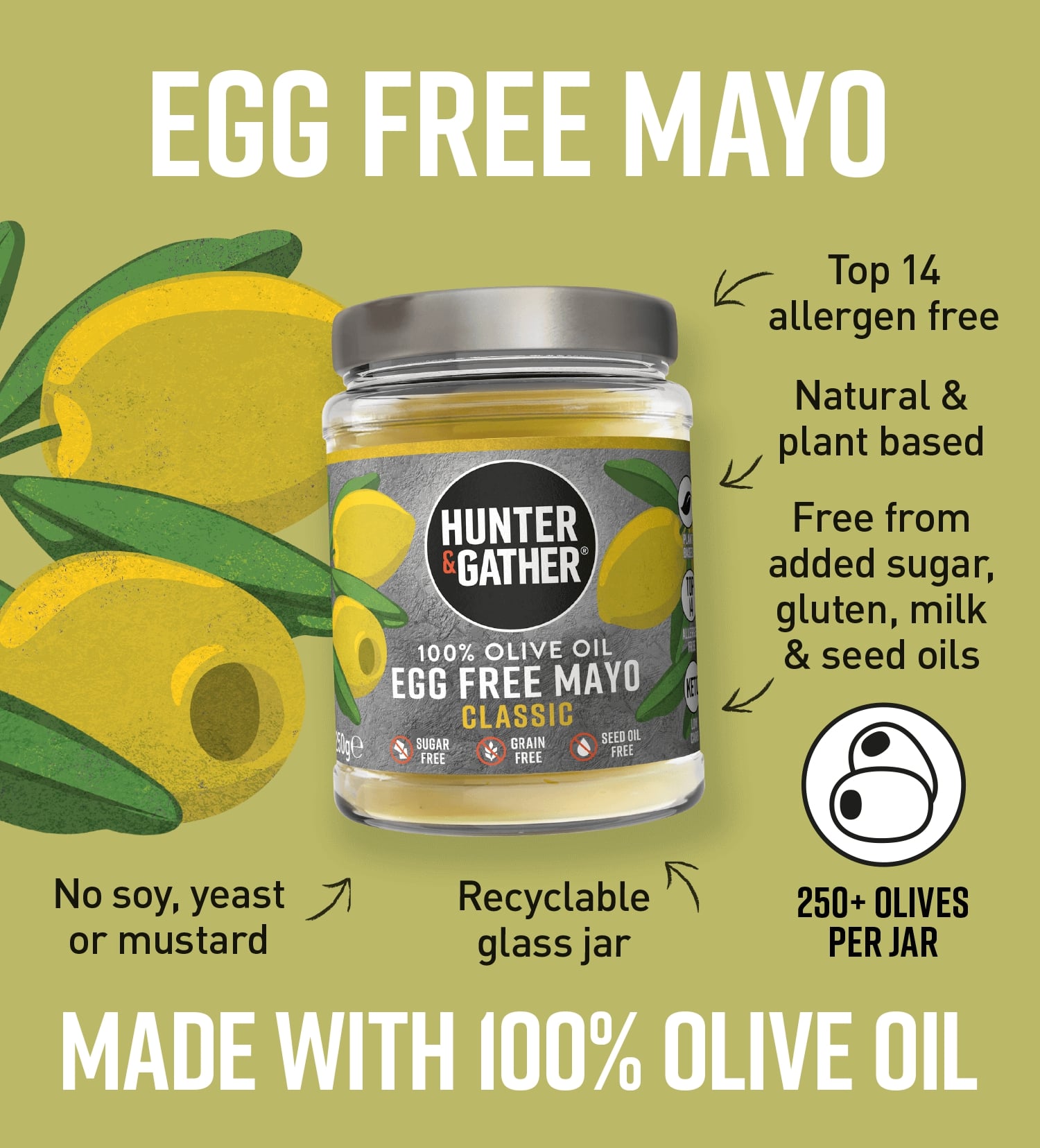 gb-en,eu-en | Classic Egg Free Olive Oil Mayo Infographics