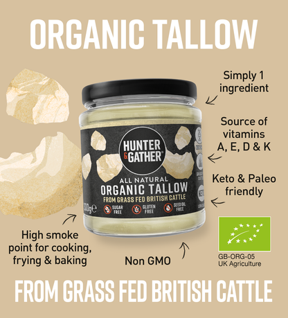Grass Fed Organic Beef Tallow