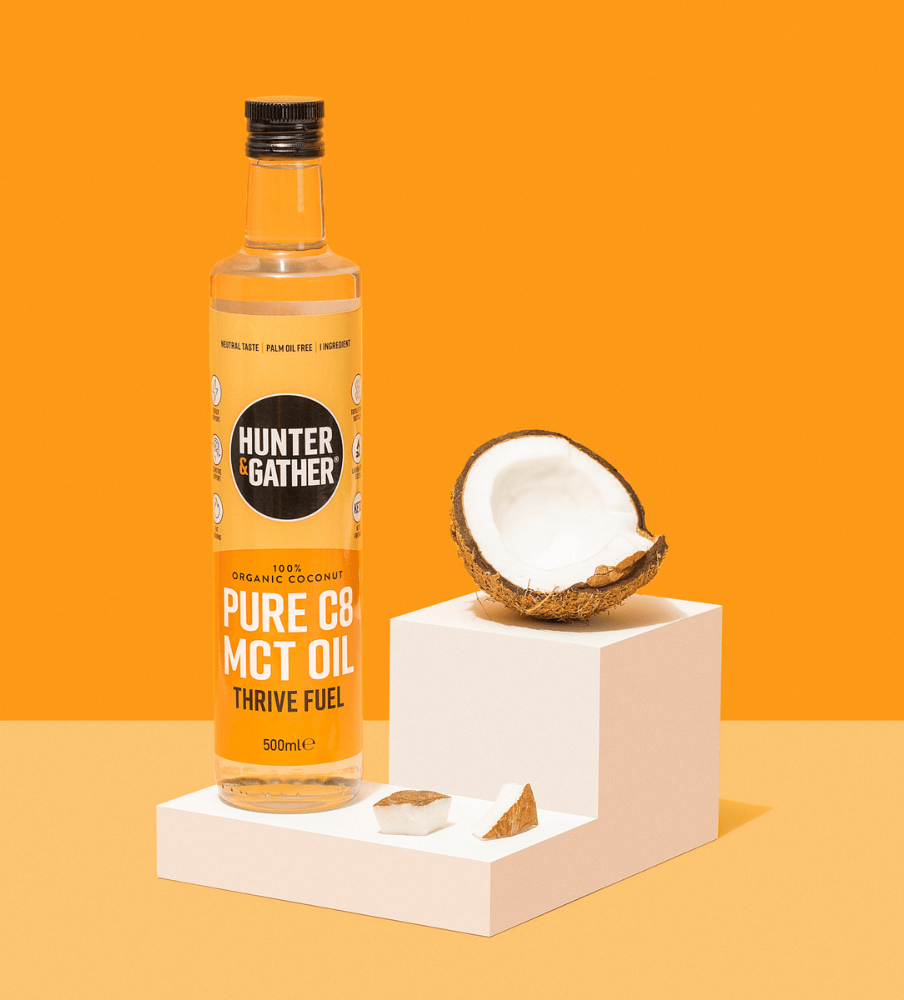 Thrive Fuel Organic Coconut Pure C8 MCT Oil Bottle