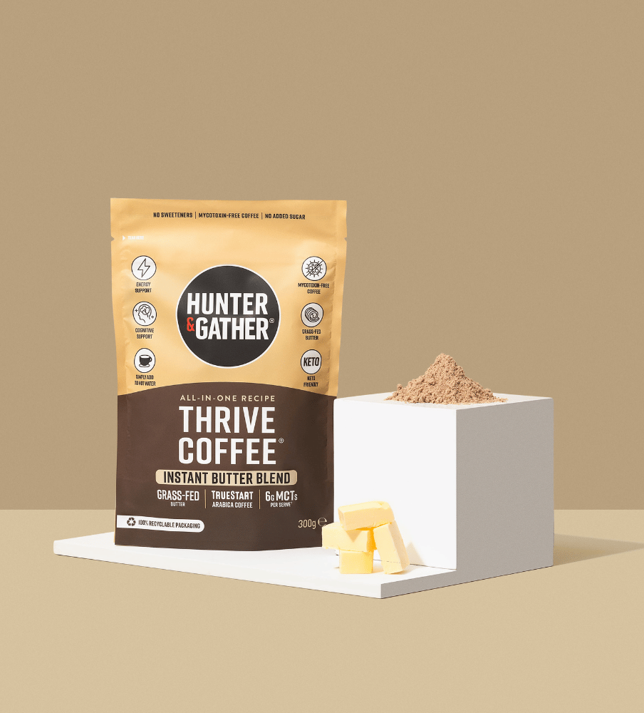 Hunter and gather thrive coffee powder and butter