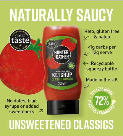 gb-en,eu-en | Unsweetened Classic Tomato Ketchup 350g Infographic