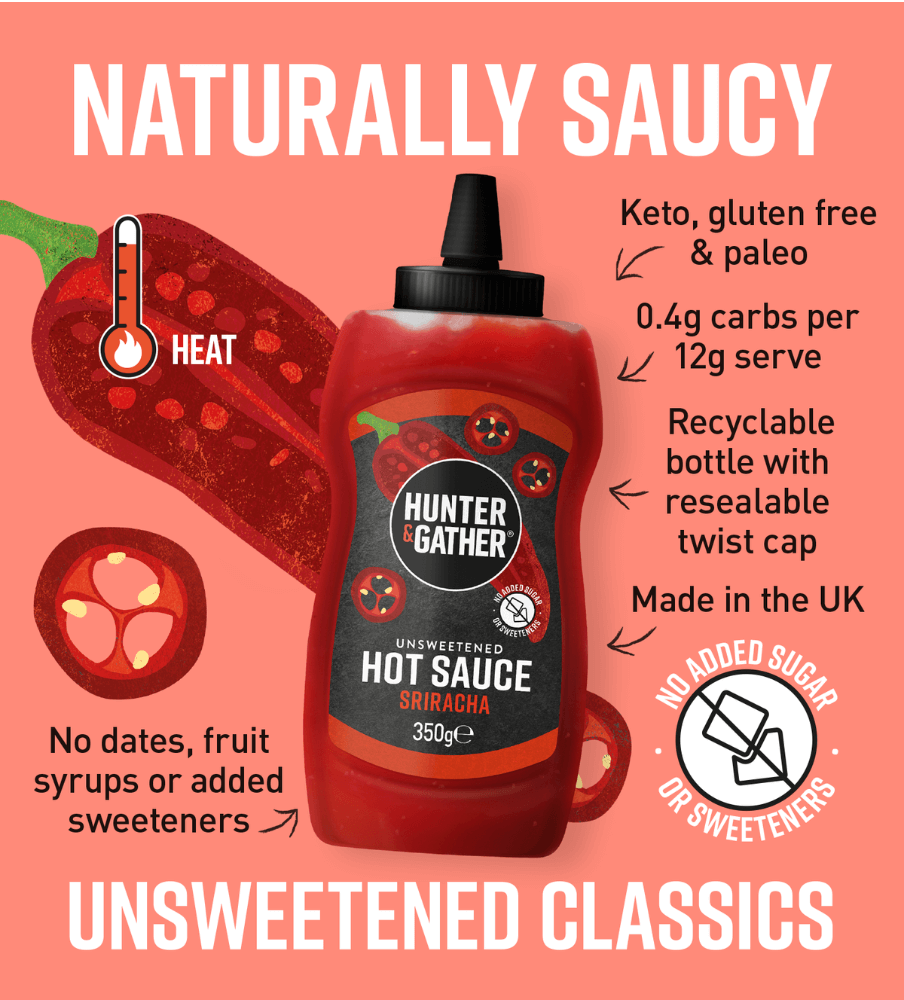 gb-en,eu-en | Unsweetened Sriracha Hot Sauce 350g Infographic