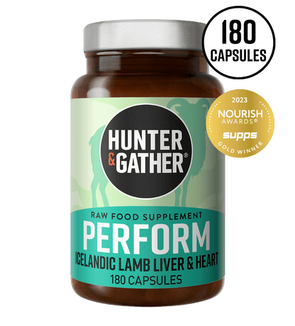 Raw food Icelandic lamb organ supplements Perform Liver & Heart 180