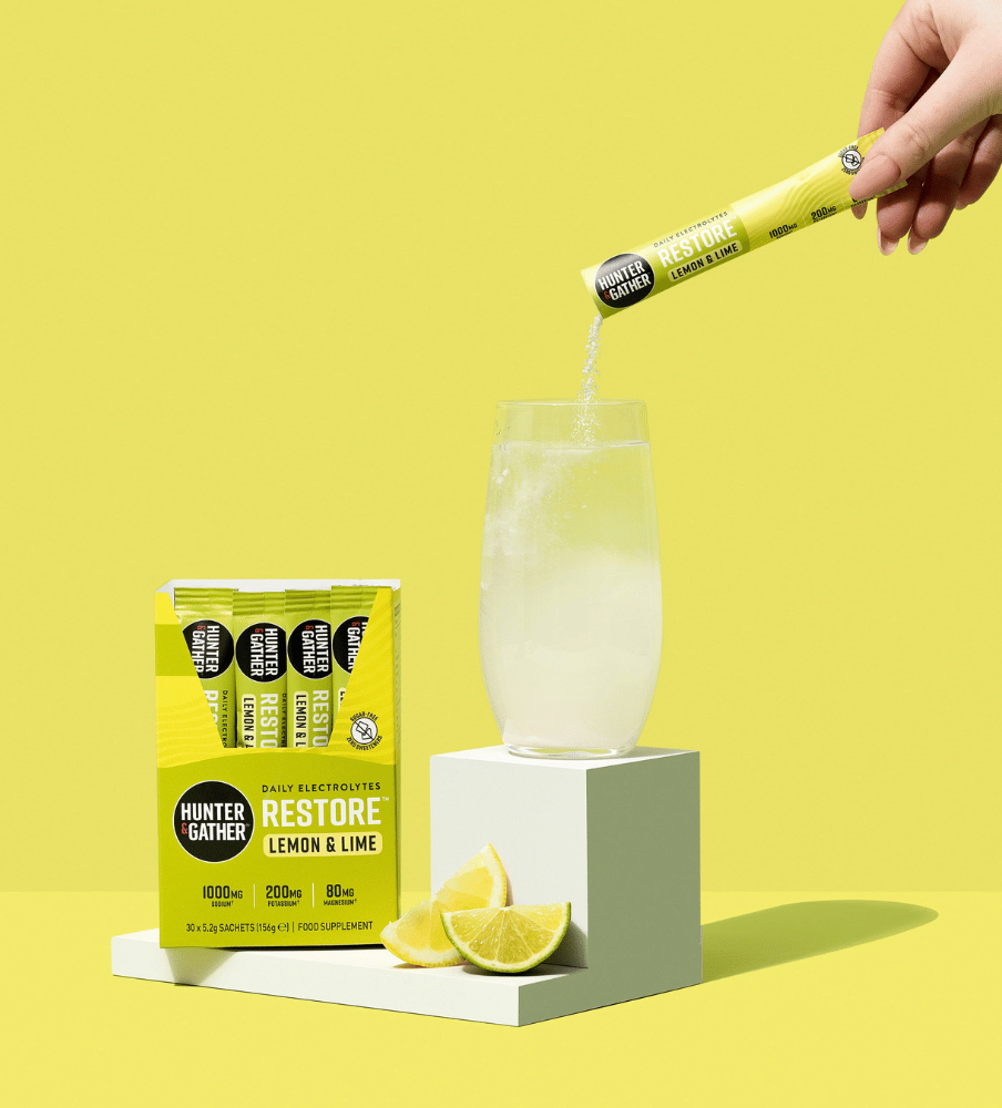 Restore Lemon & Lime Sachet With Glass